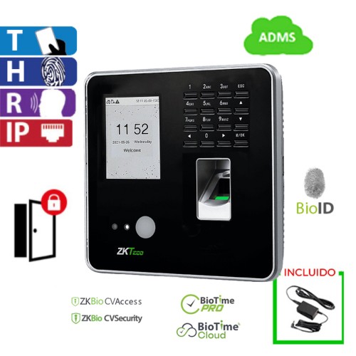 Reloj Marcador por Huella, Rostro y Código ZKteco (MB20-VL(ID)) Reloj Marcador por Huella, Rostro y Código ZKteco (MB20-VL(ID))